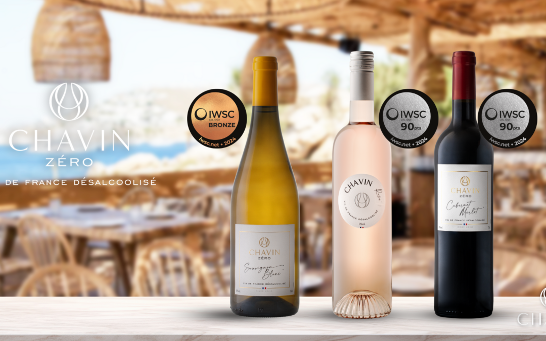 Chavin Zéro Vin De France primé à l’IWSC 2024 : Une reconnaissance internationale pour nos vins désalcoolisés