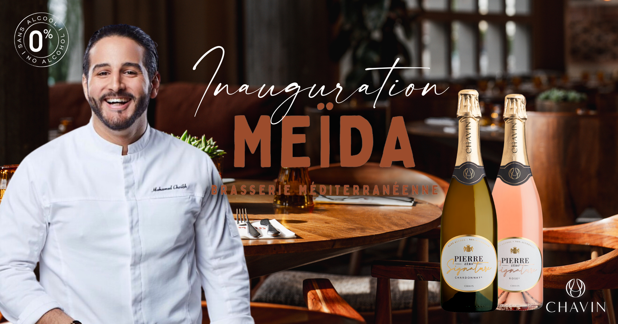 Chavin - Chavin at the inauguration of MEIDA – Mediterranean Brasserie by Chef Mohammed Cheikh