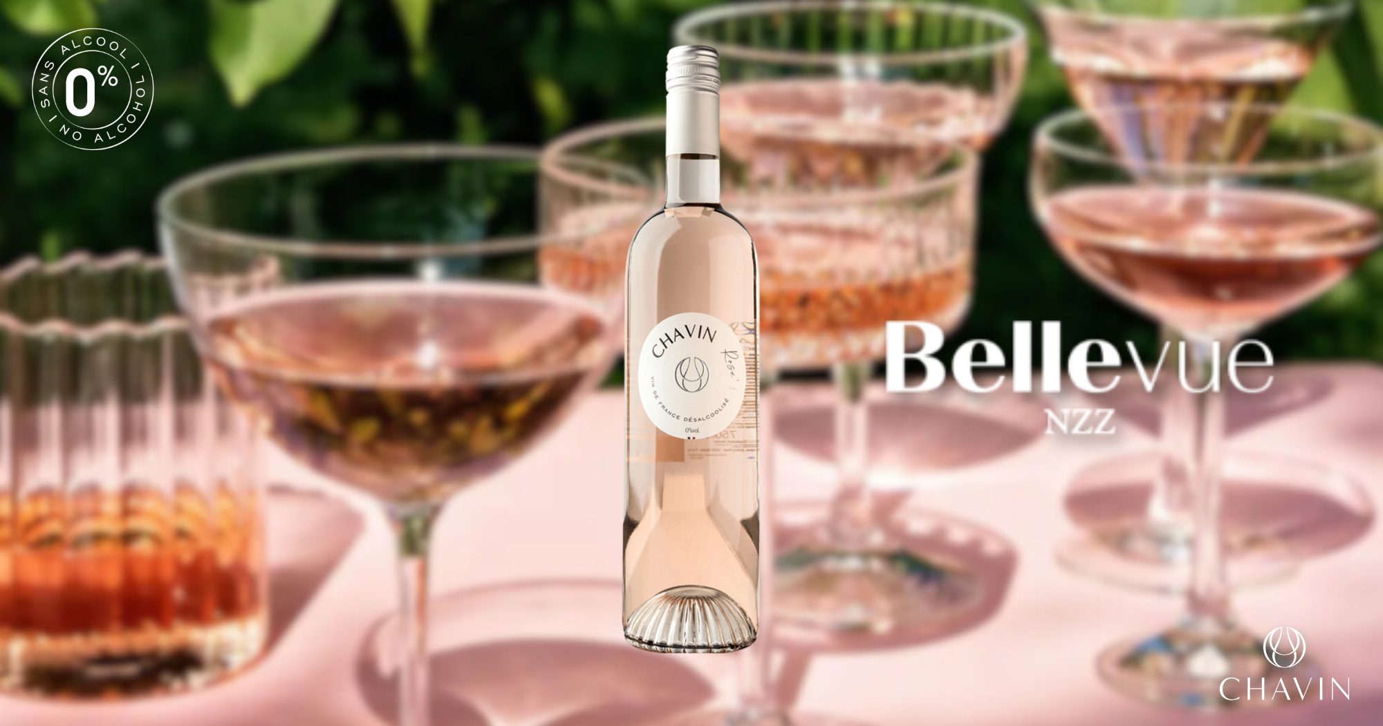 Chavin - Chavin Zéro Vin De France Rosé à l’honneur dans le média suisse Bellevue NZZ