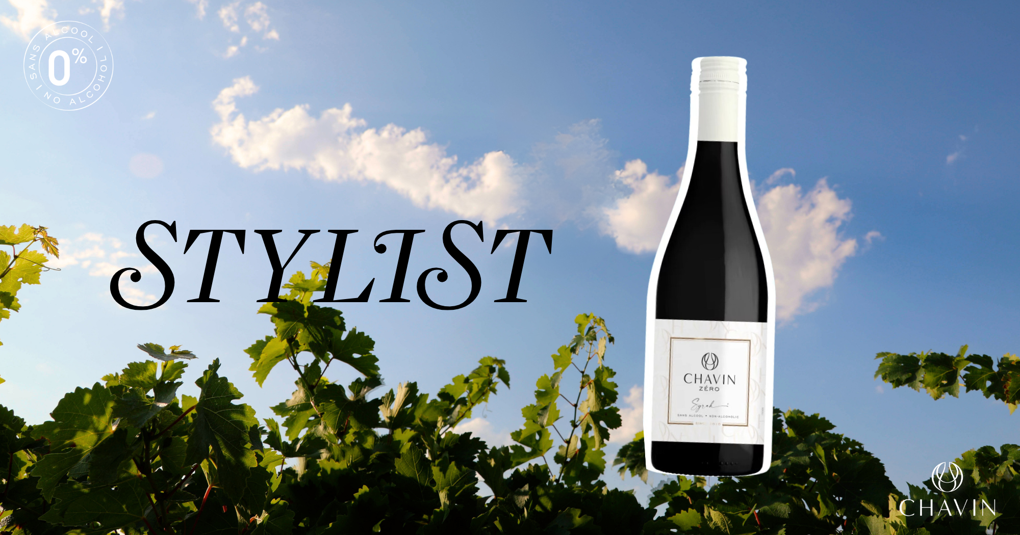 Chavin - Chavin Zéro Syrah mis à l’honneur dans Stylist France