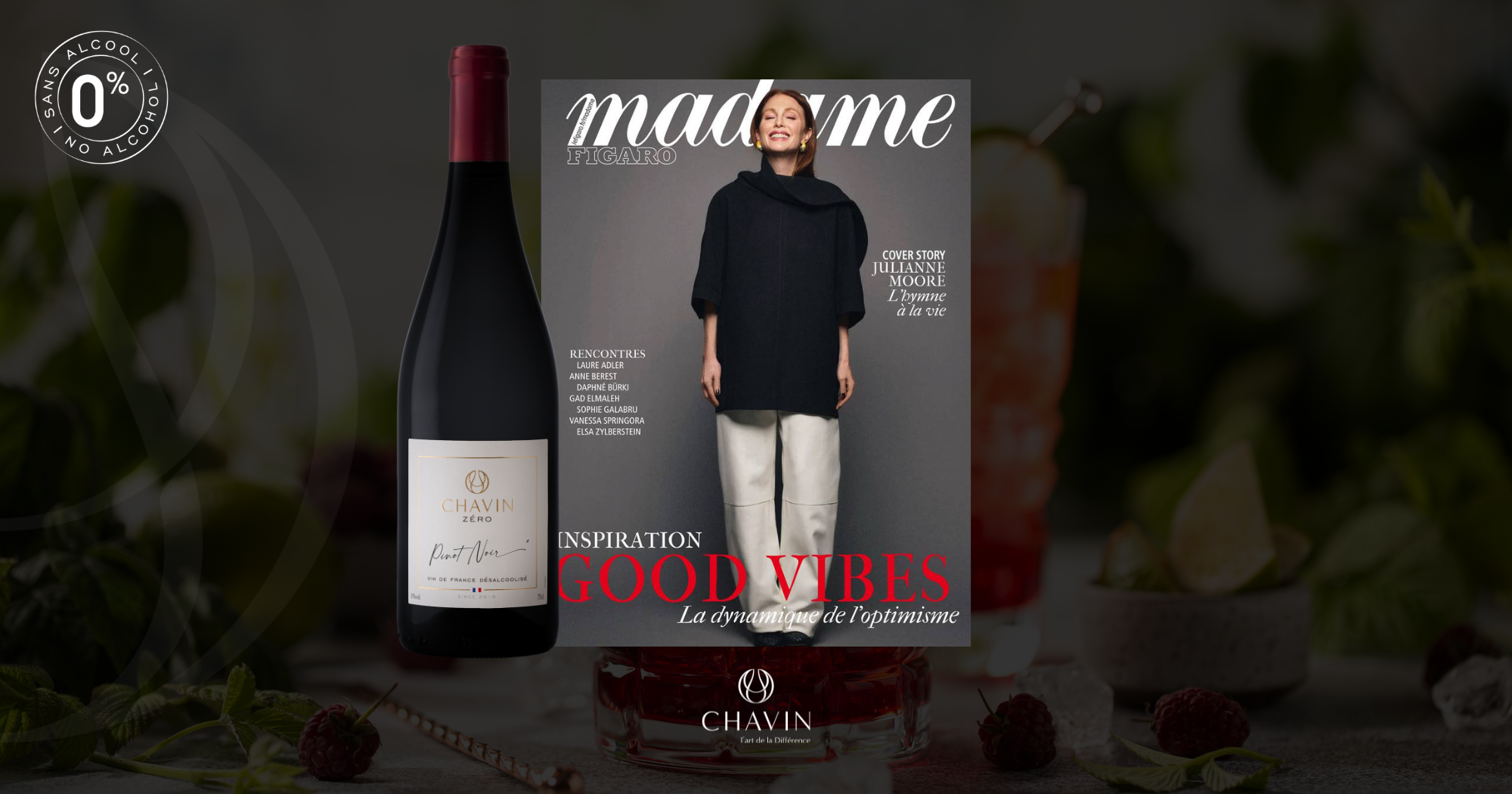 Chavin - Dry January et u00e9picurisme moderne : Chavin u00e0 l’honneur dans Madame Figaro